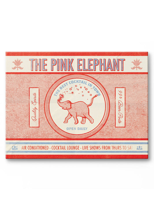 The Pink Elephant, Canvas