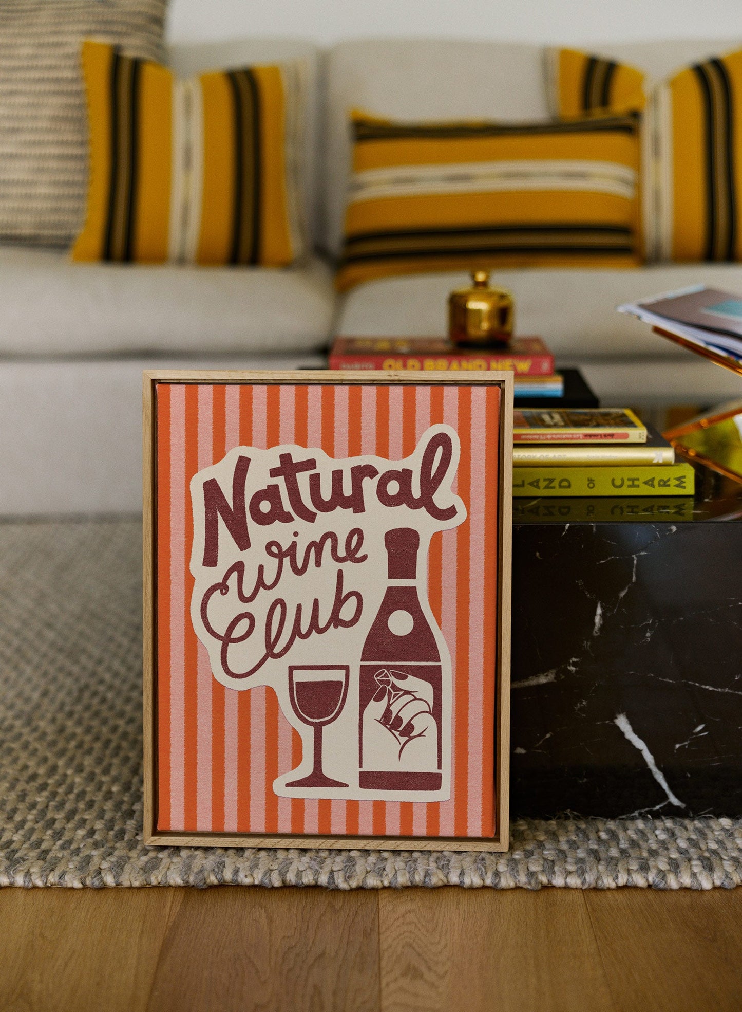 Club de Vin Nature, Œuvre sur toile