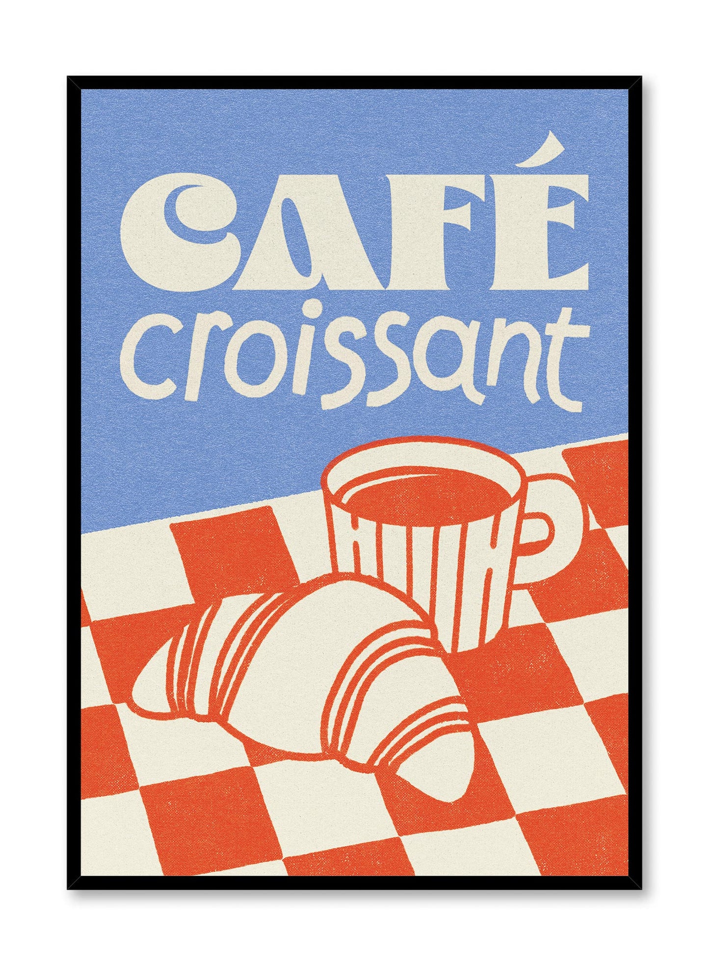 Café Croissant, Affiche