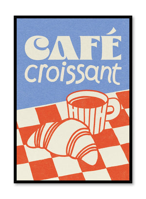 Café Croissant, Affiche
