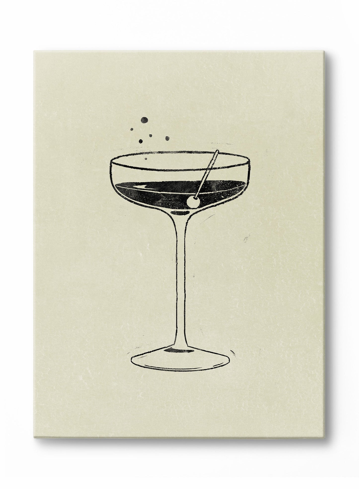 Dernier verre, Œuvre sur toile