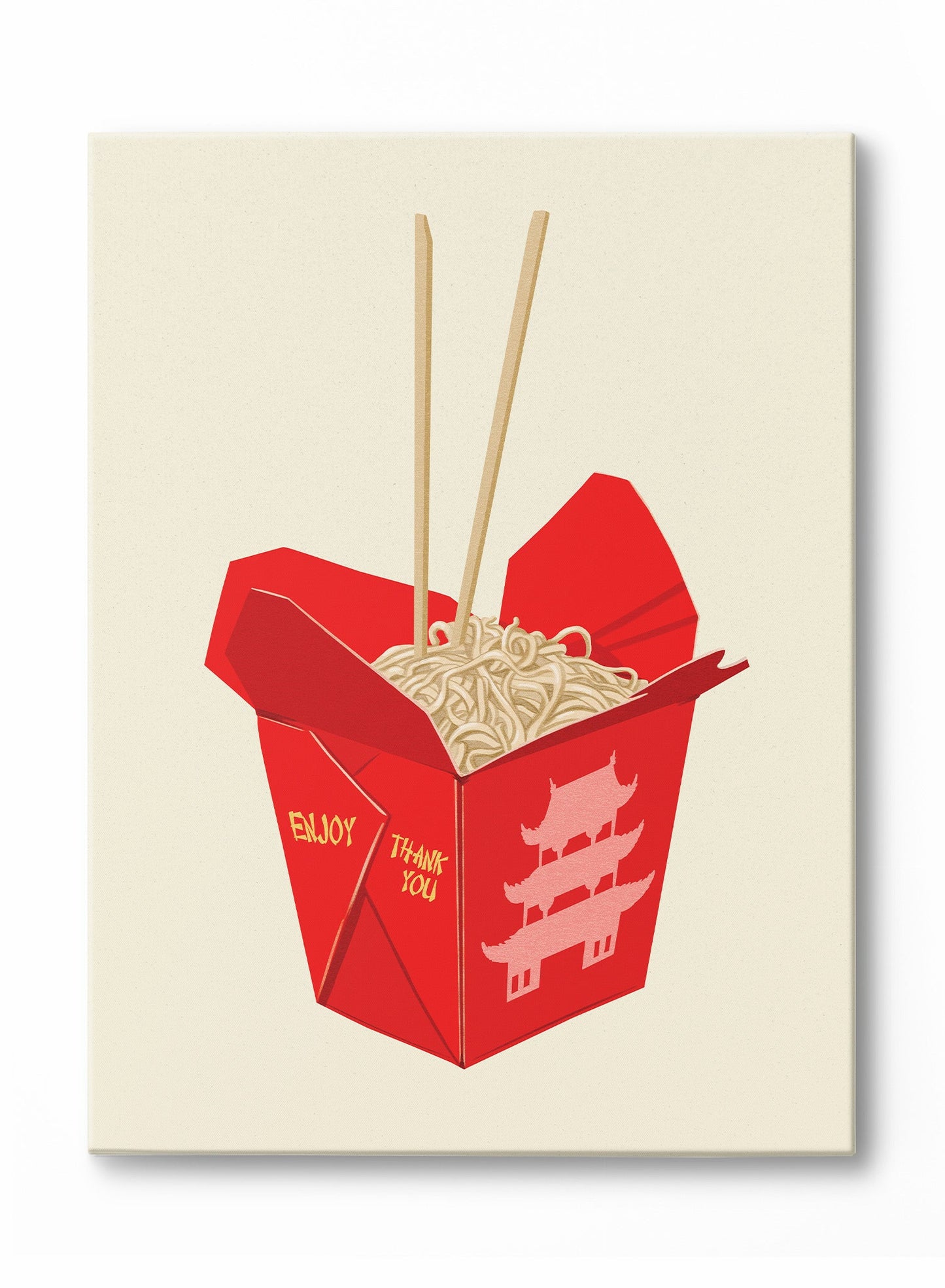 Takeout Noodles, Canvas