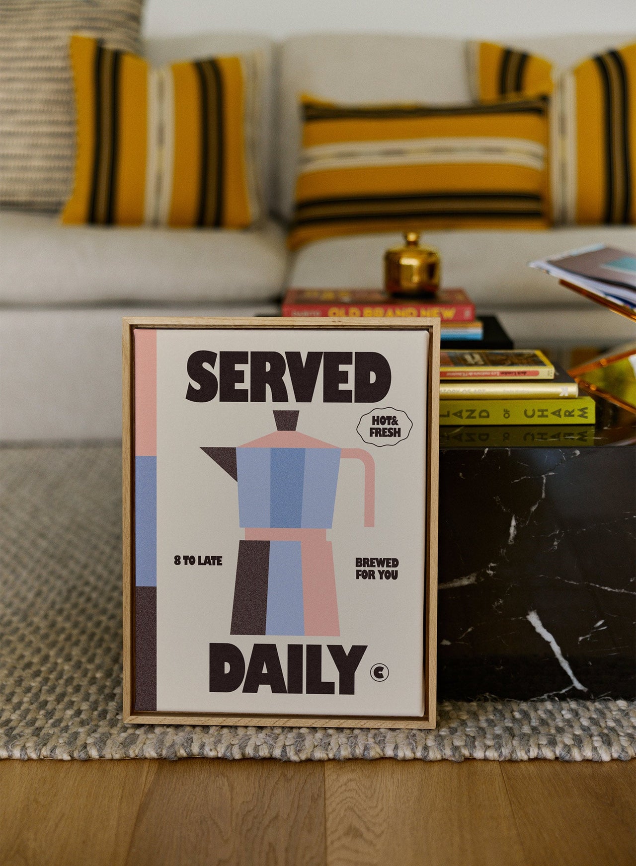 Served Daily, Canvas