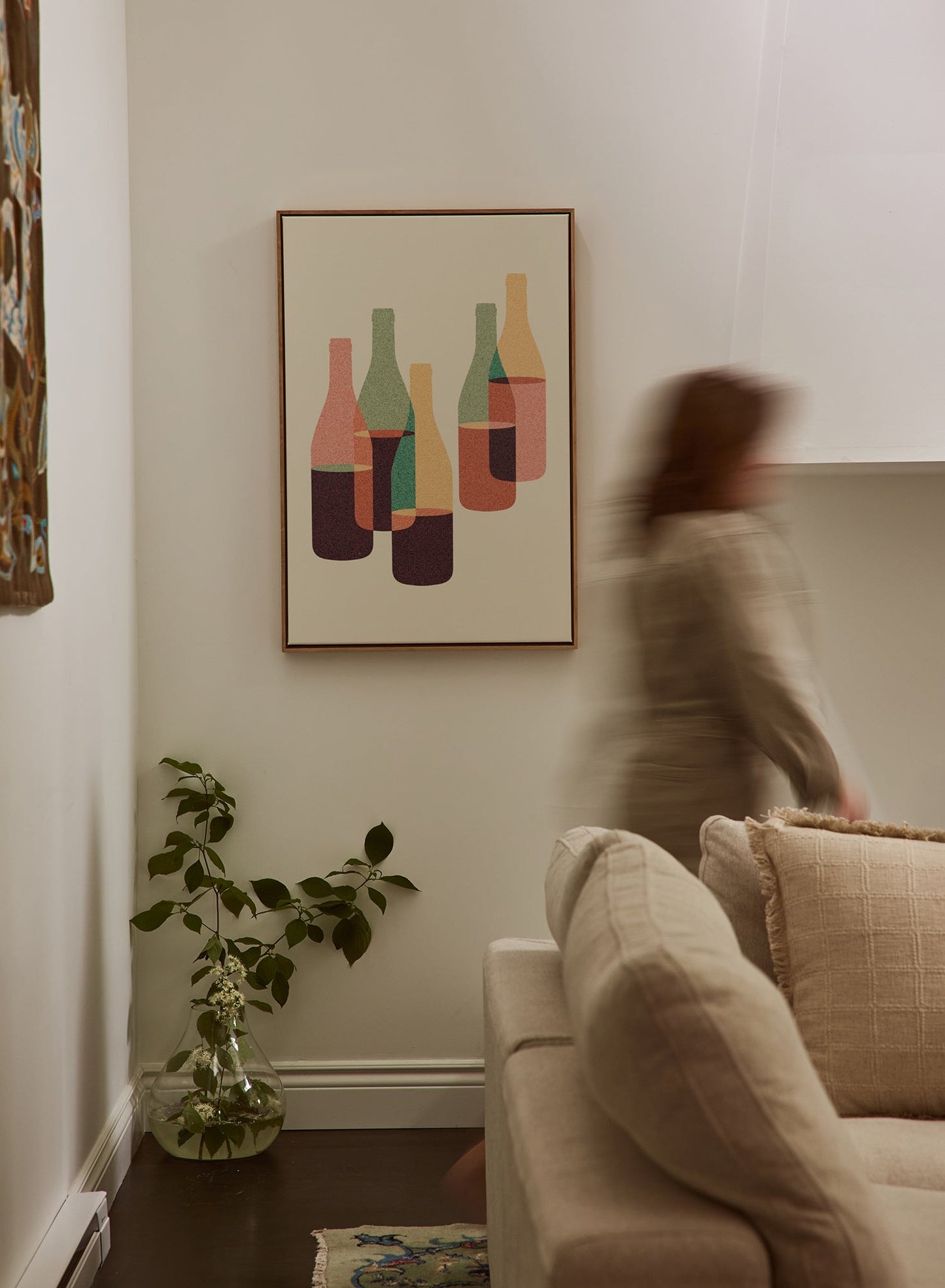 Notes de dégustation, Œuvre sur toile