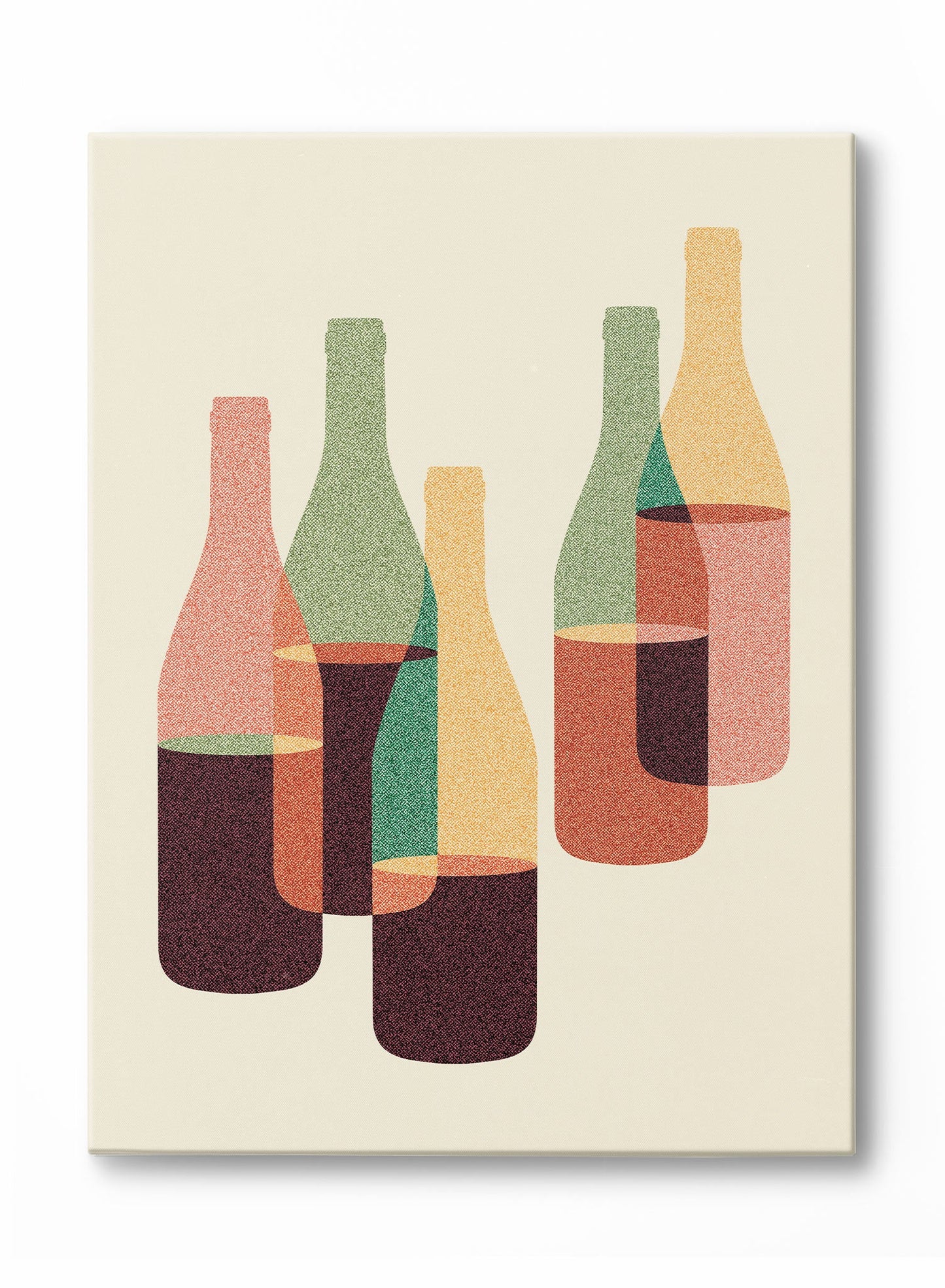 Notes de dégustation, Œuvre sur toile