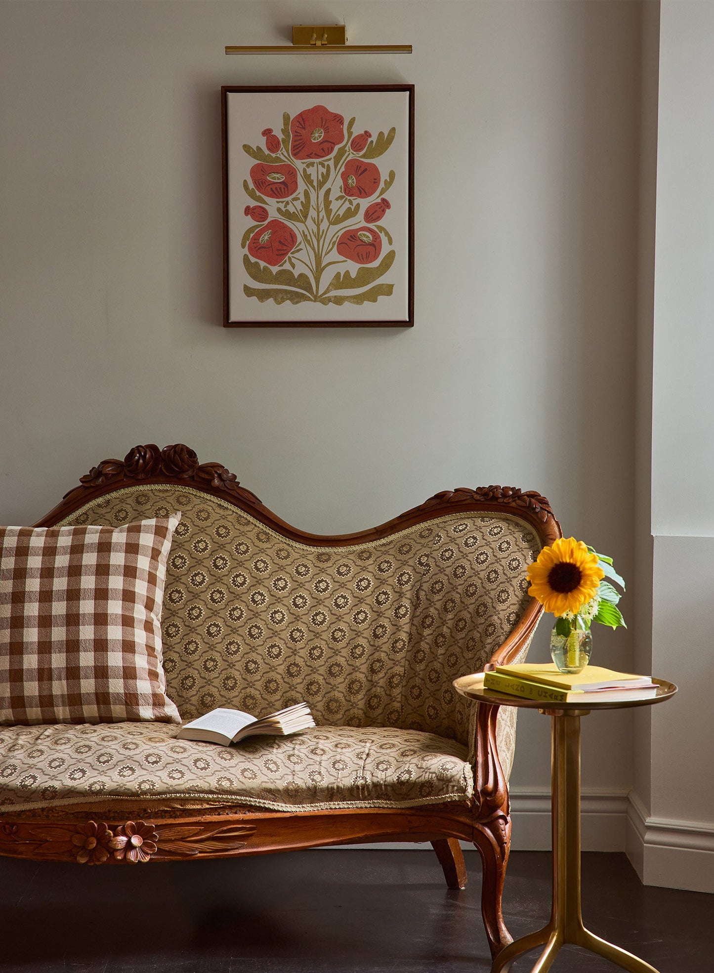 Floraison de coquelicots, Œuvre sur toile