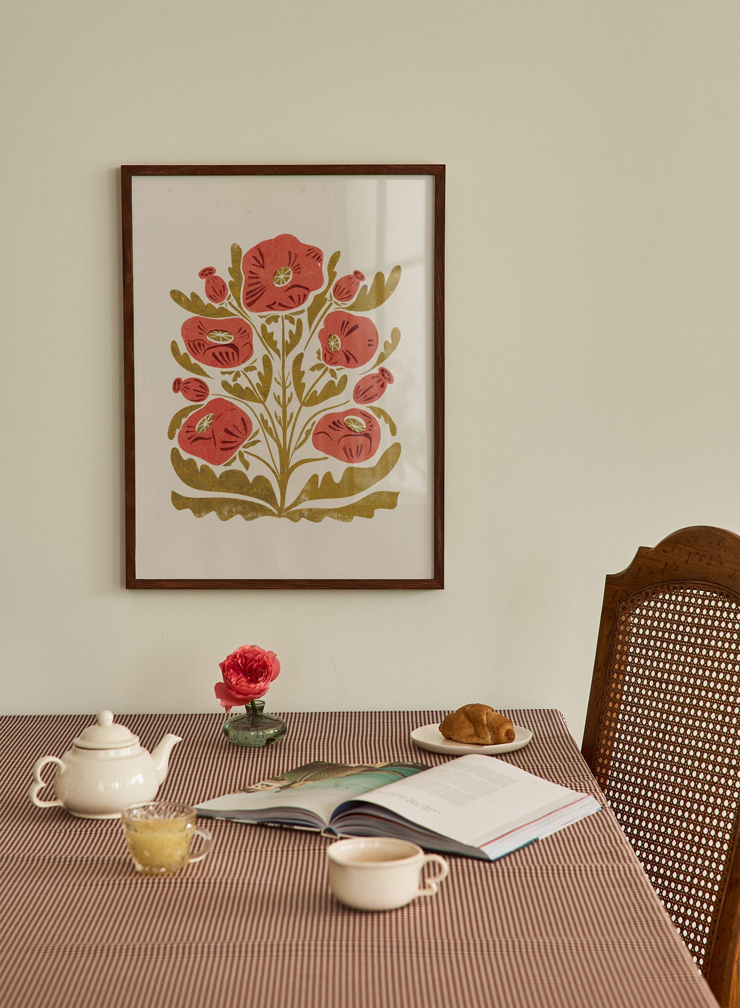 Floraison de coquelicots, Affiche