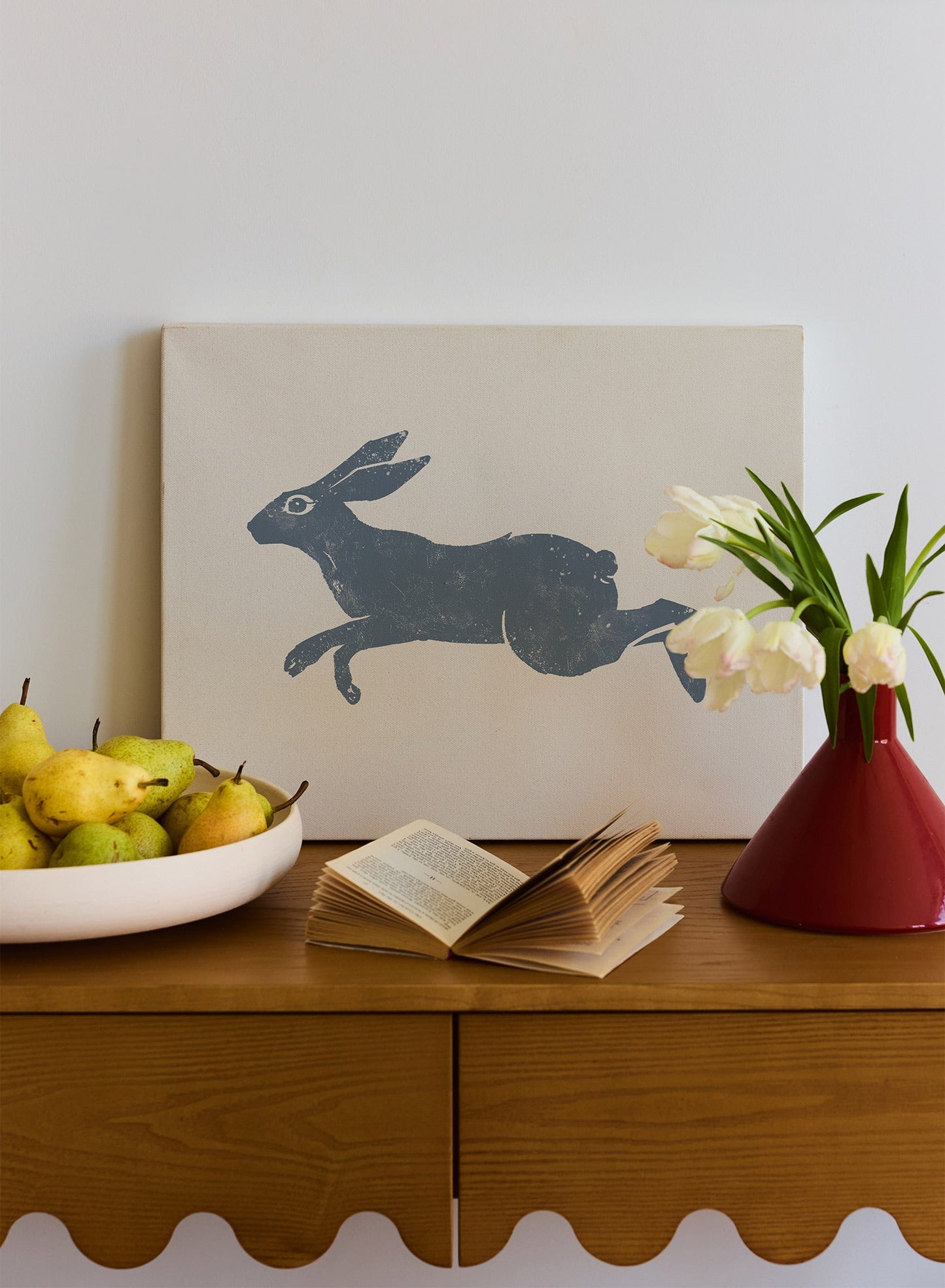 Saute, saute, Œuvre sur toile