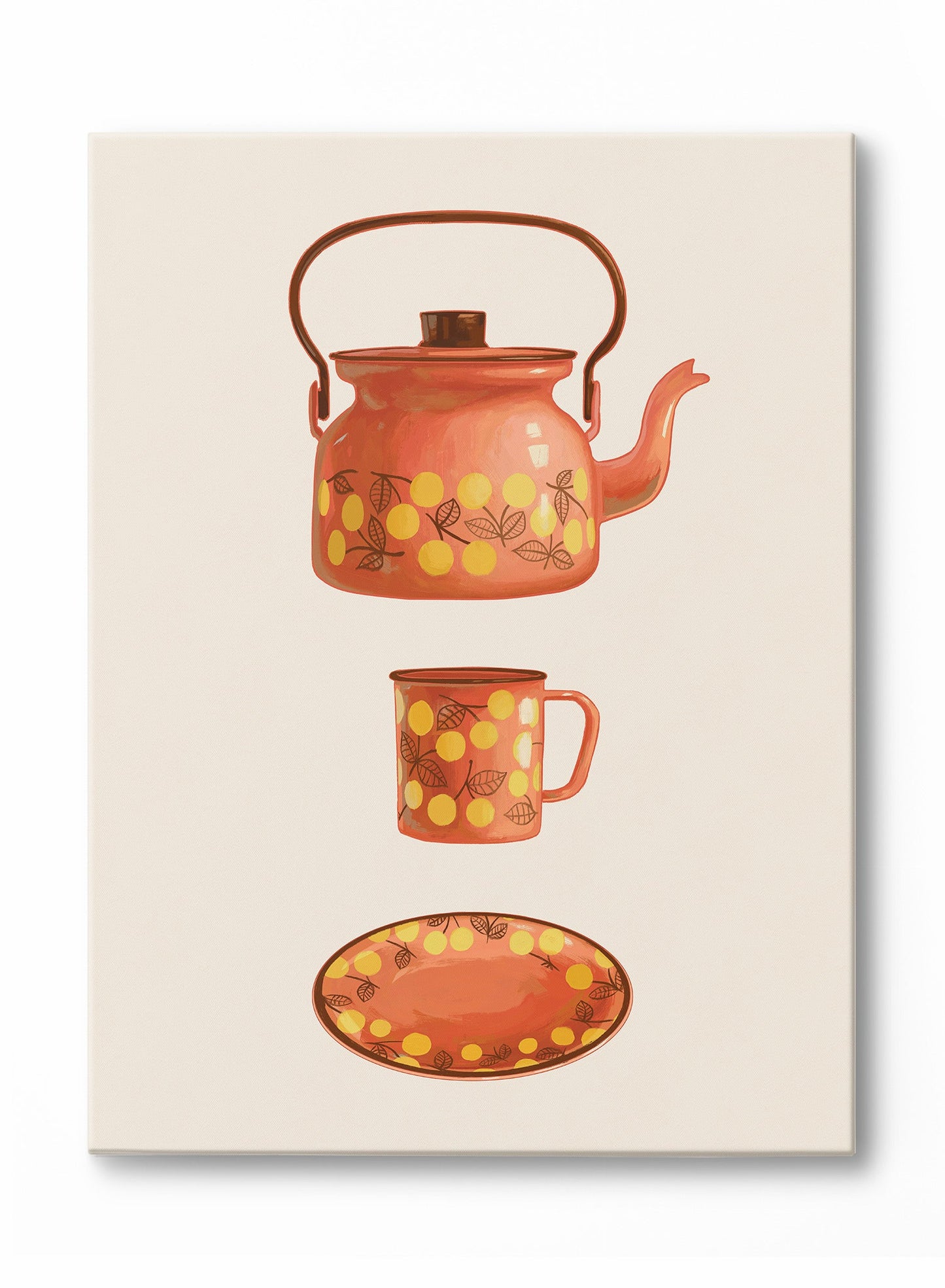 Un goût citronnée, Œuvre sur toile