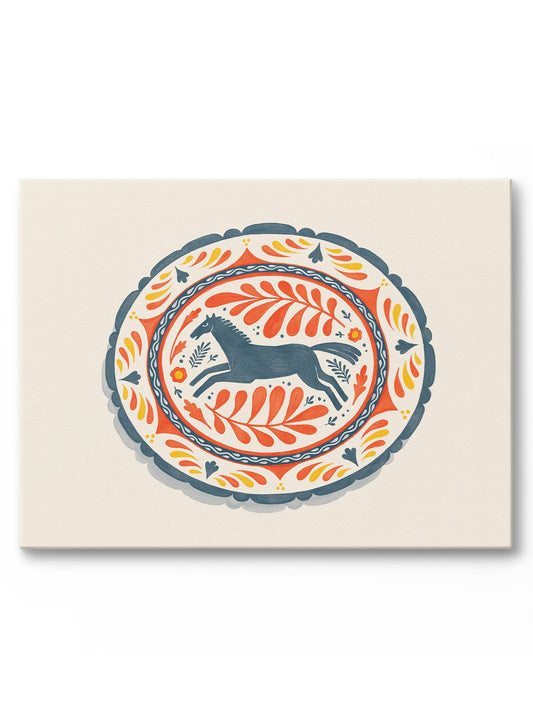 Sunday Serving Plate, Canvas