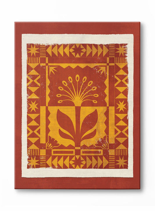 Sunburst Quilt, Canvas