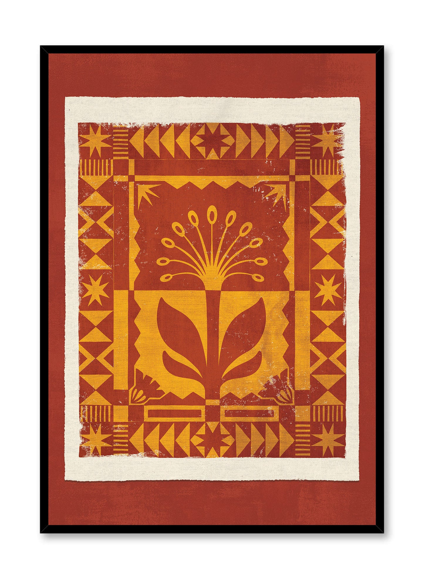 Courtepointe ensoleillé, Affiche