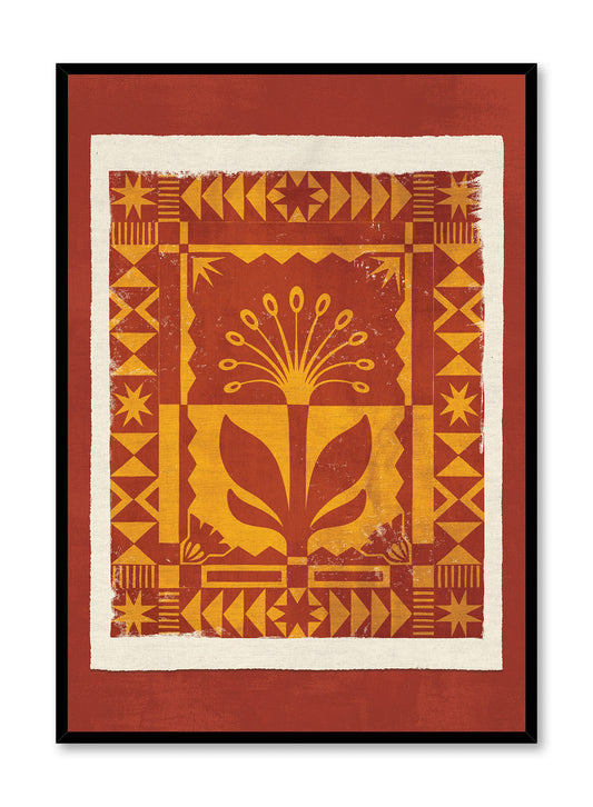 Sunburst Quilt, Poster