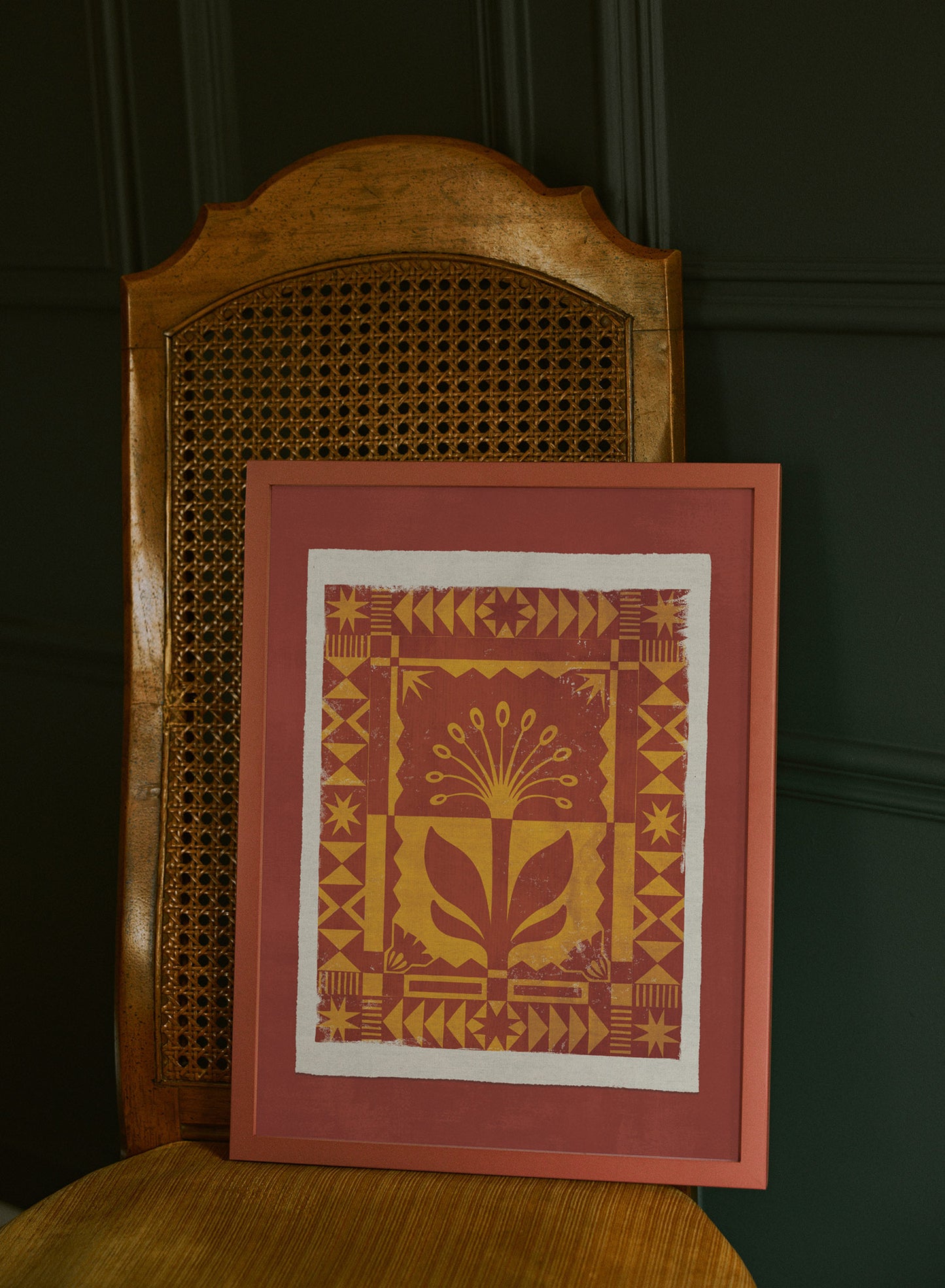 Courtepointe ensoleillé, Affiche