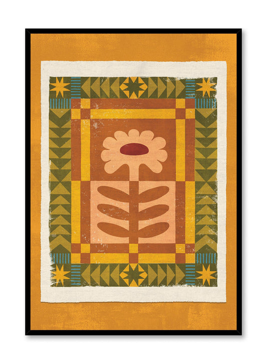 Petals in Patchwork, Poster