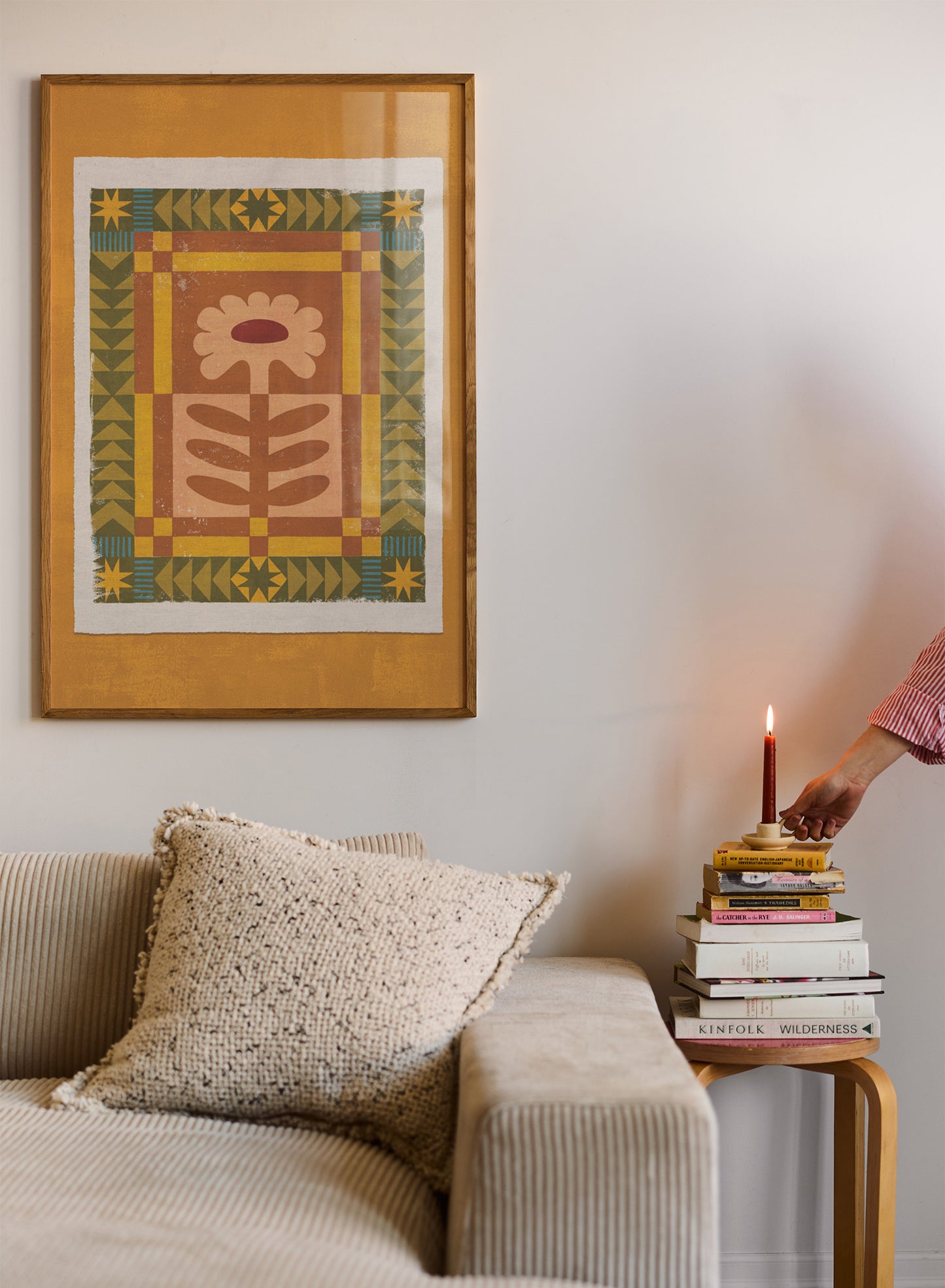 Pétales en patchwork, Affiche