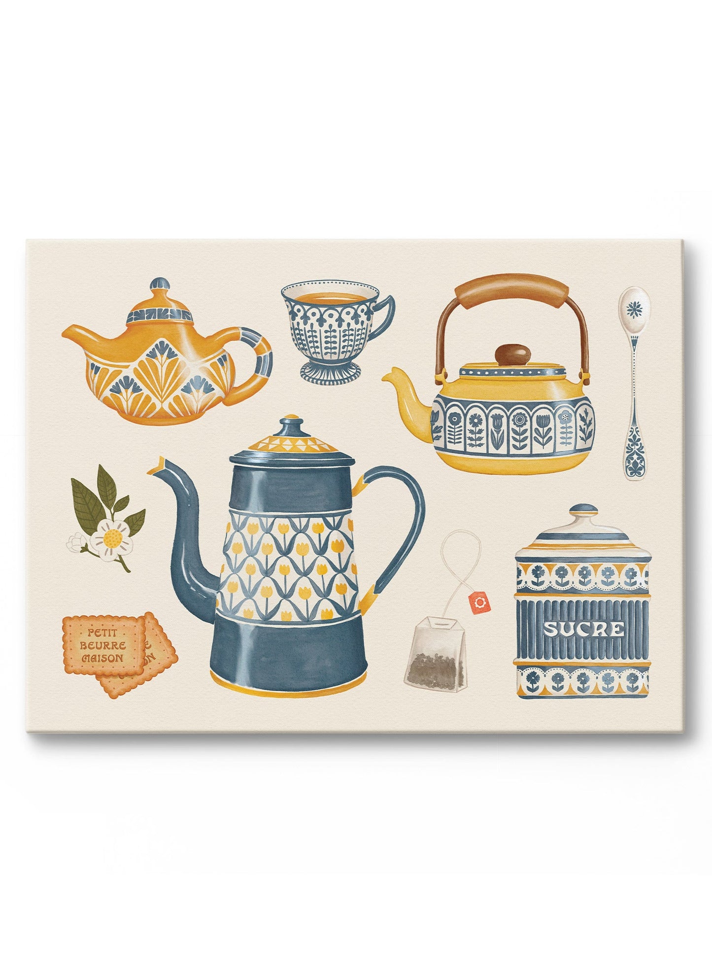 It's Tea Time, Canvas