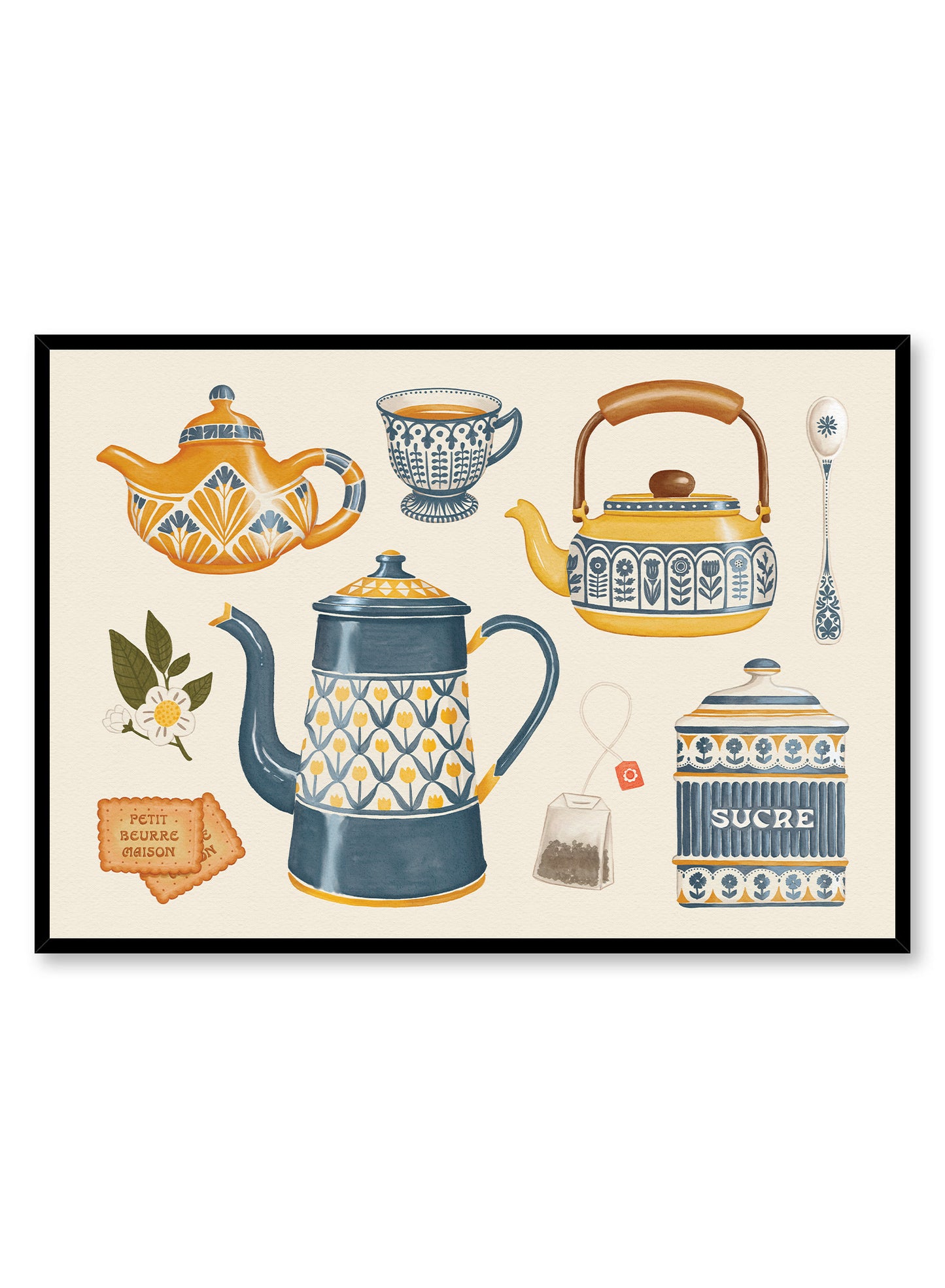 L'heure du thé, Affiche