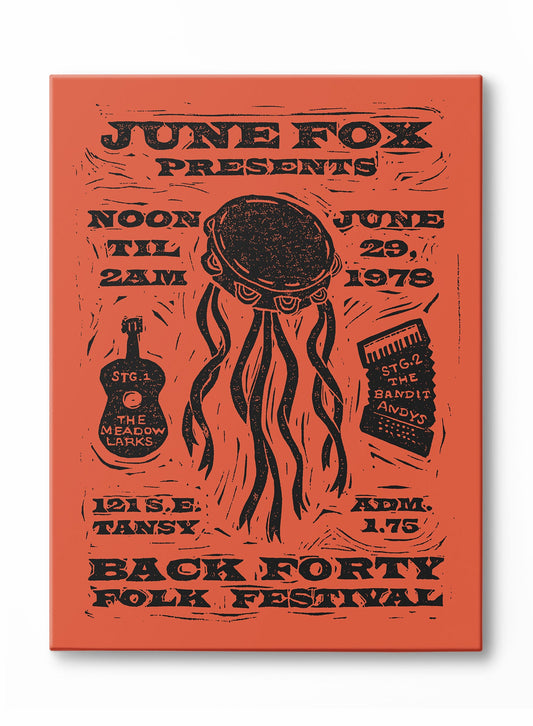 Bring Your Banjo, Canvas