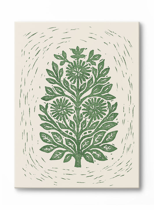 Verdant Blooms, Canvas