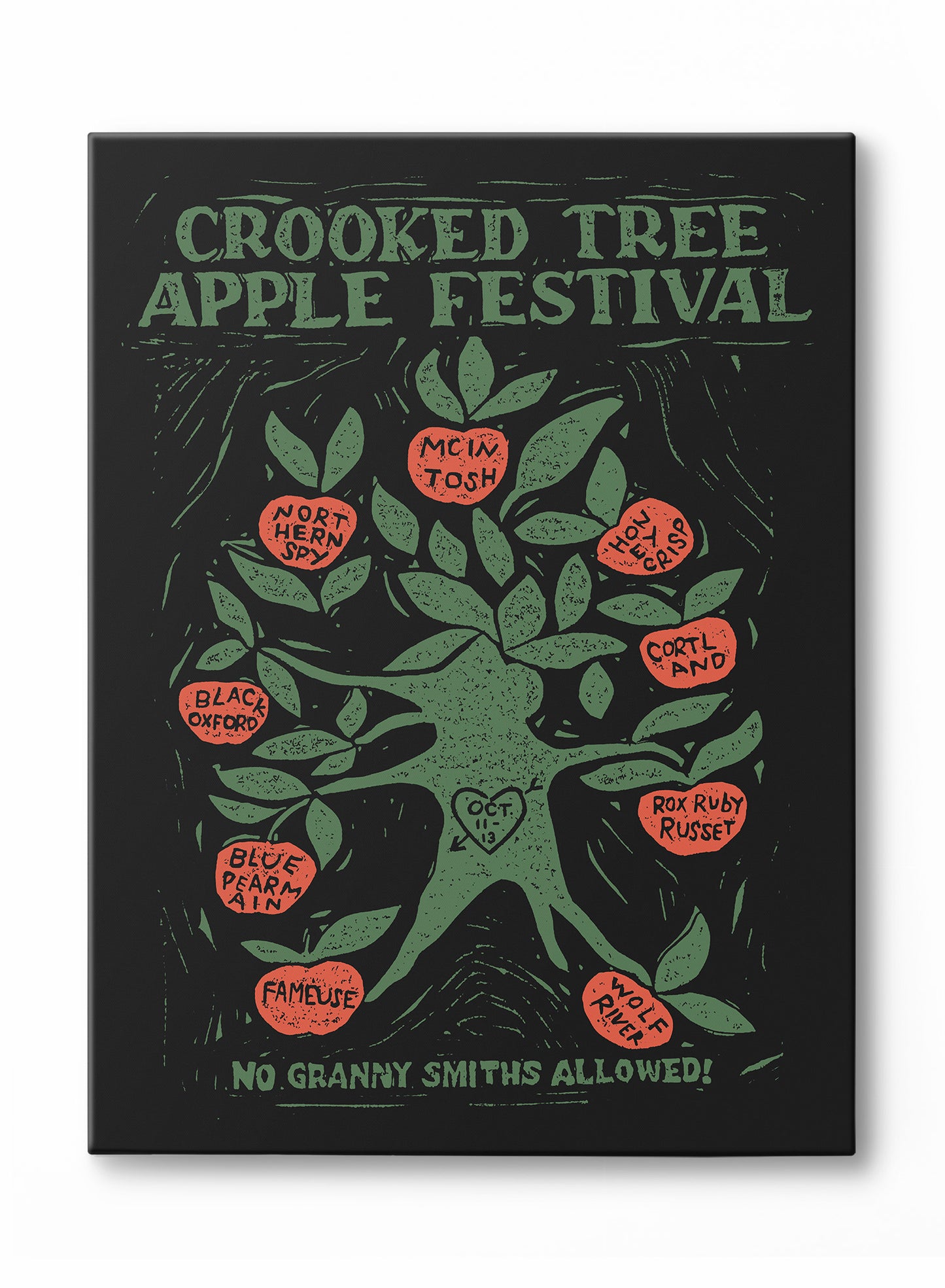 Toutes les pommes sont les bienvenues (sauf les Granny Smiths), Affiche