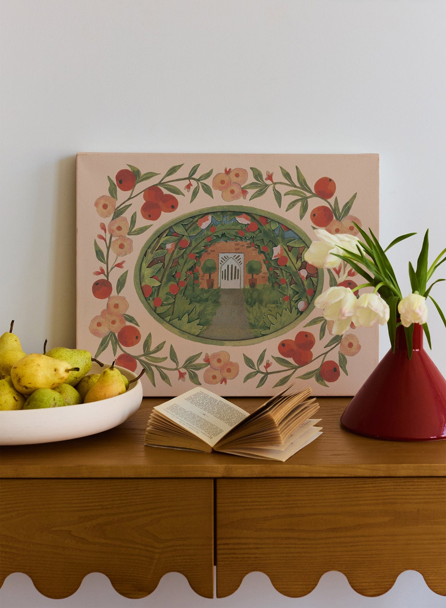 The Little Pink Cottage, Canvas