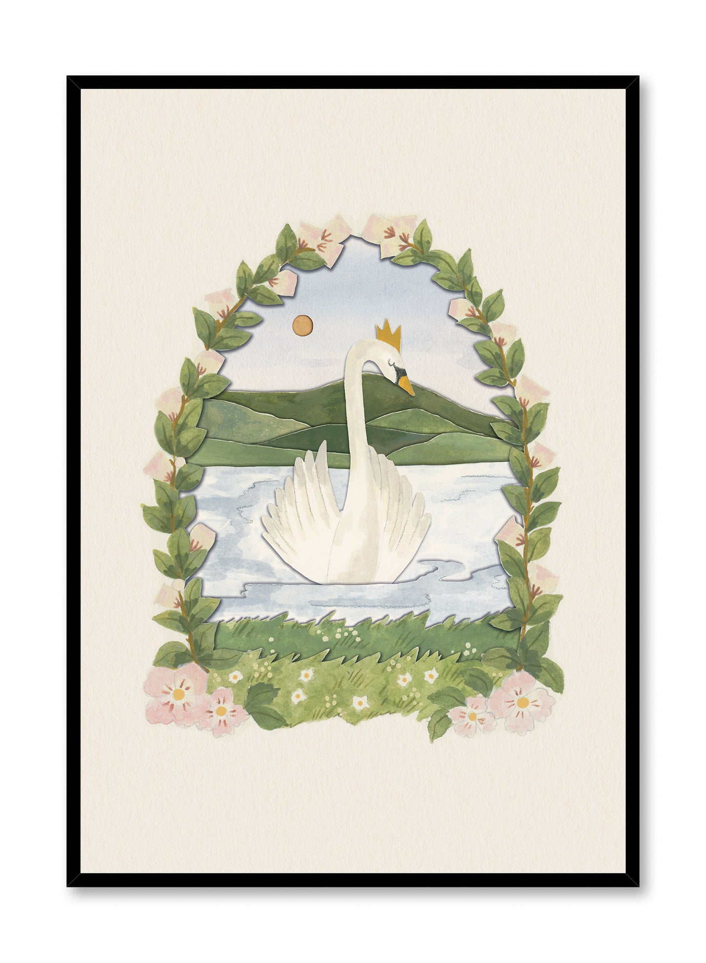 Lac des cygnes, Affiche