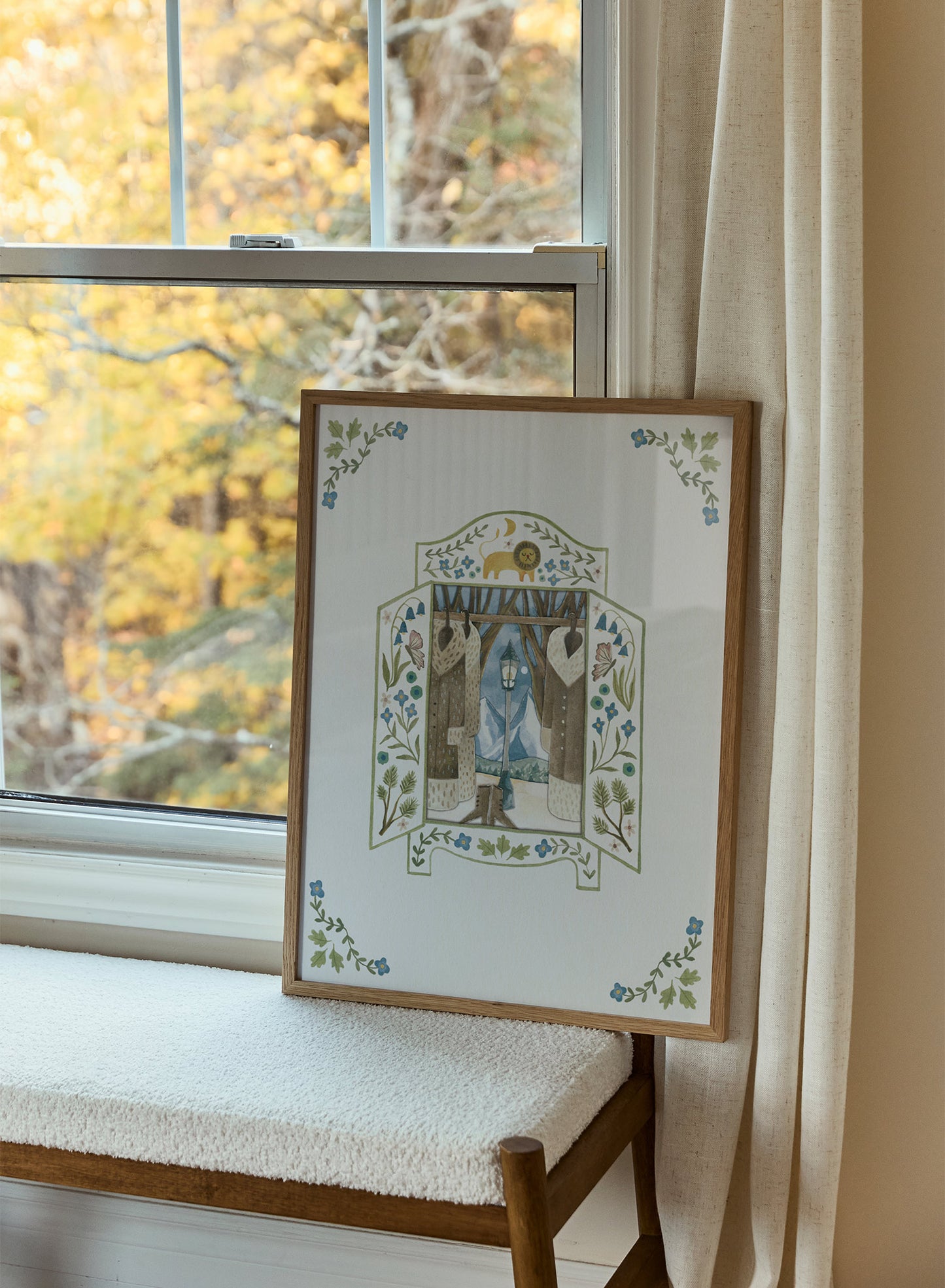 À travers l'armoire, Affiche