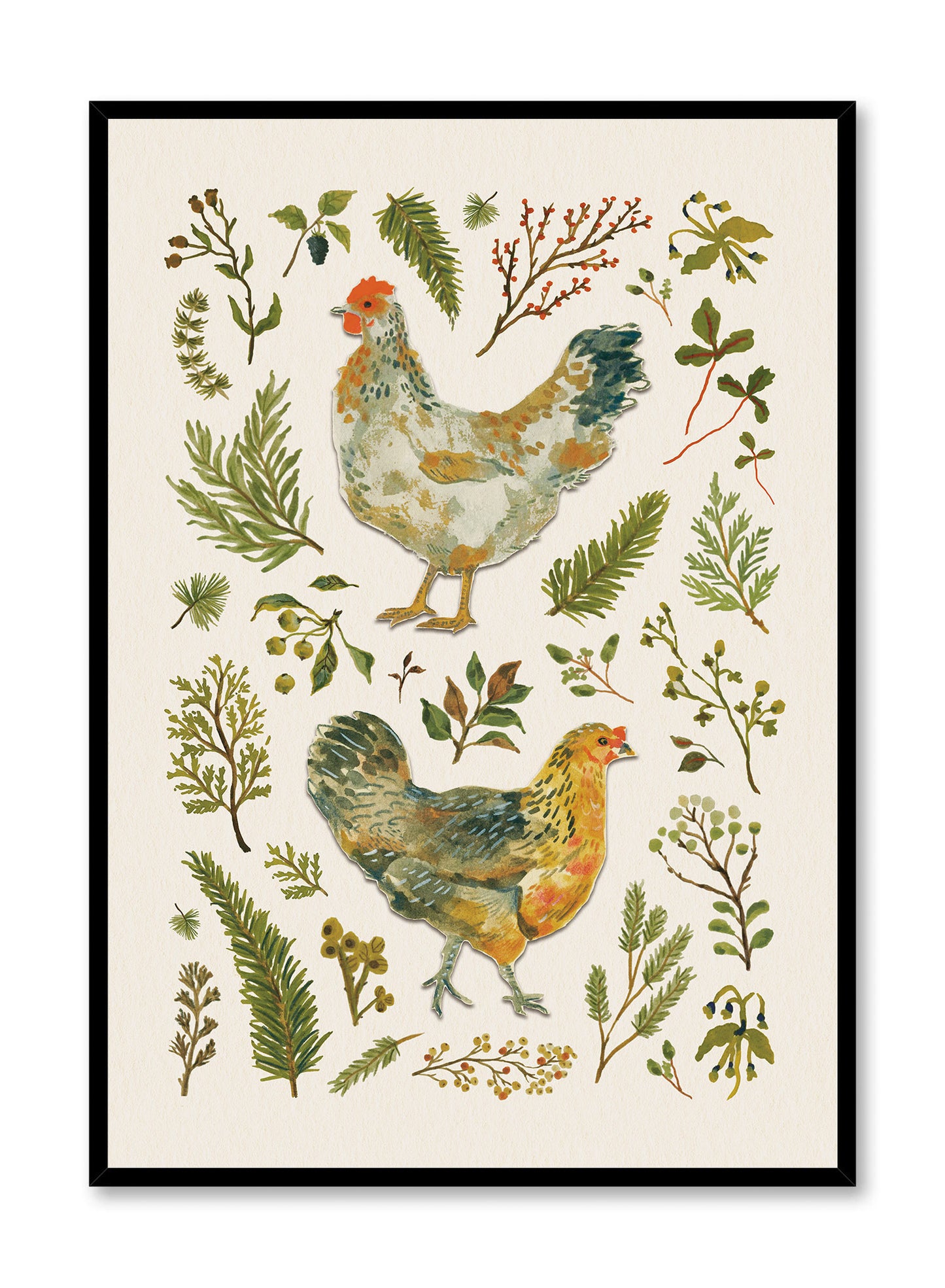 Jolies poulettes picoreuses, Affiche