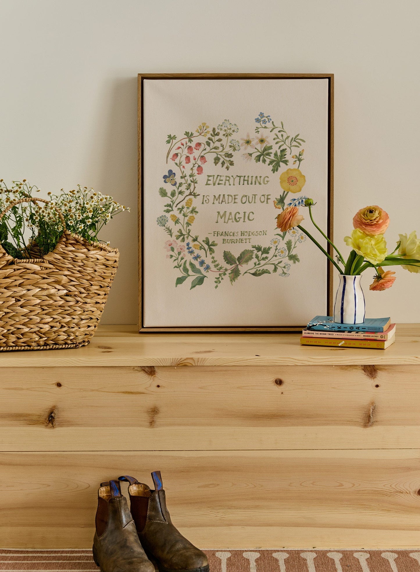 Citation enchantée, Toile