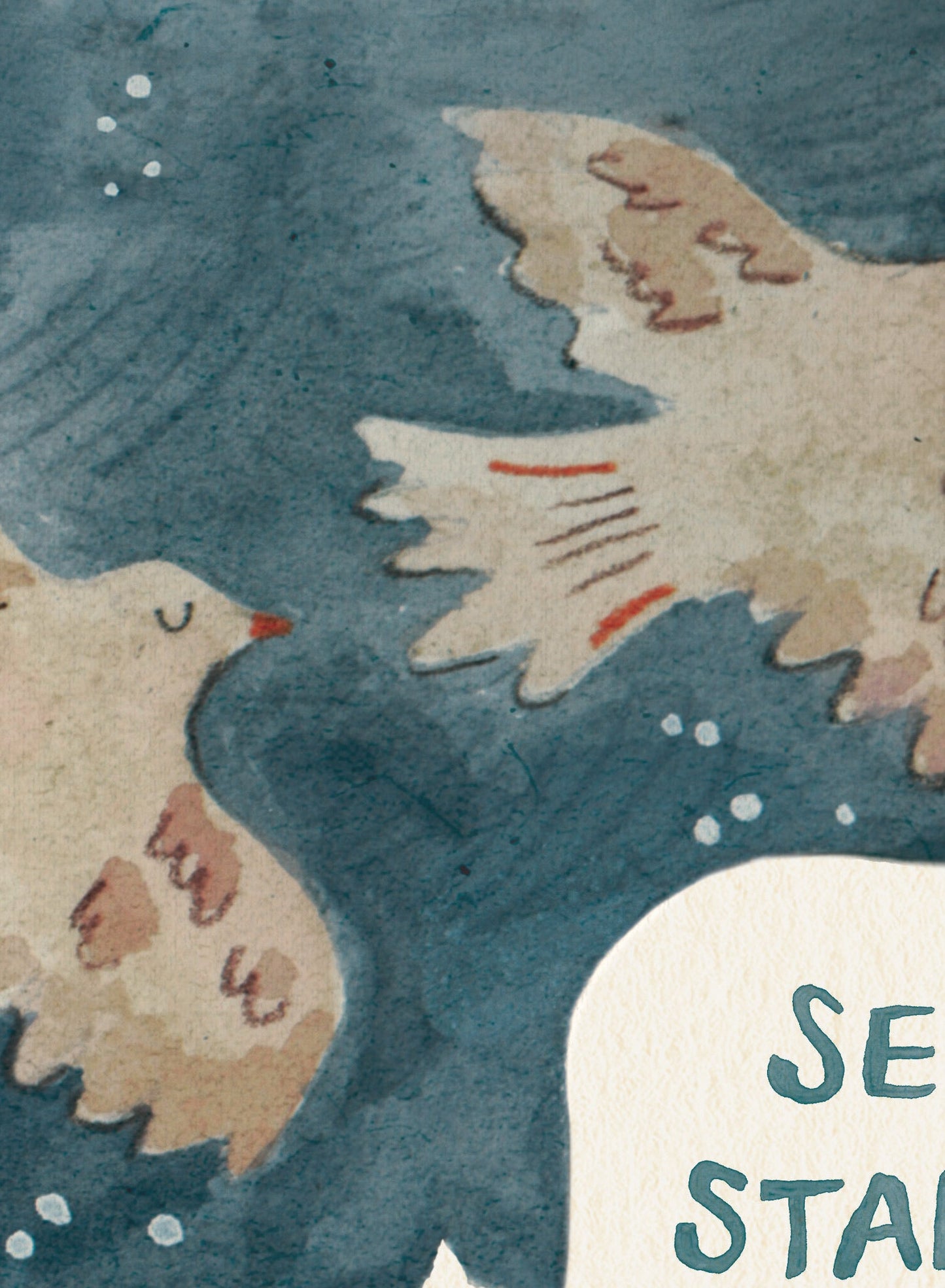 Étoiles inspirantes, Toile