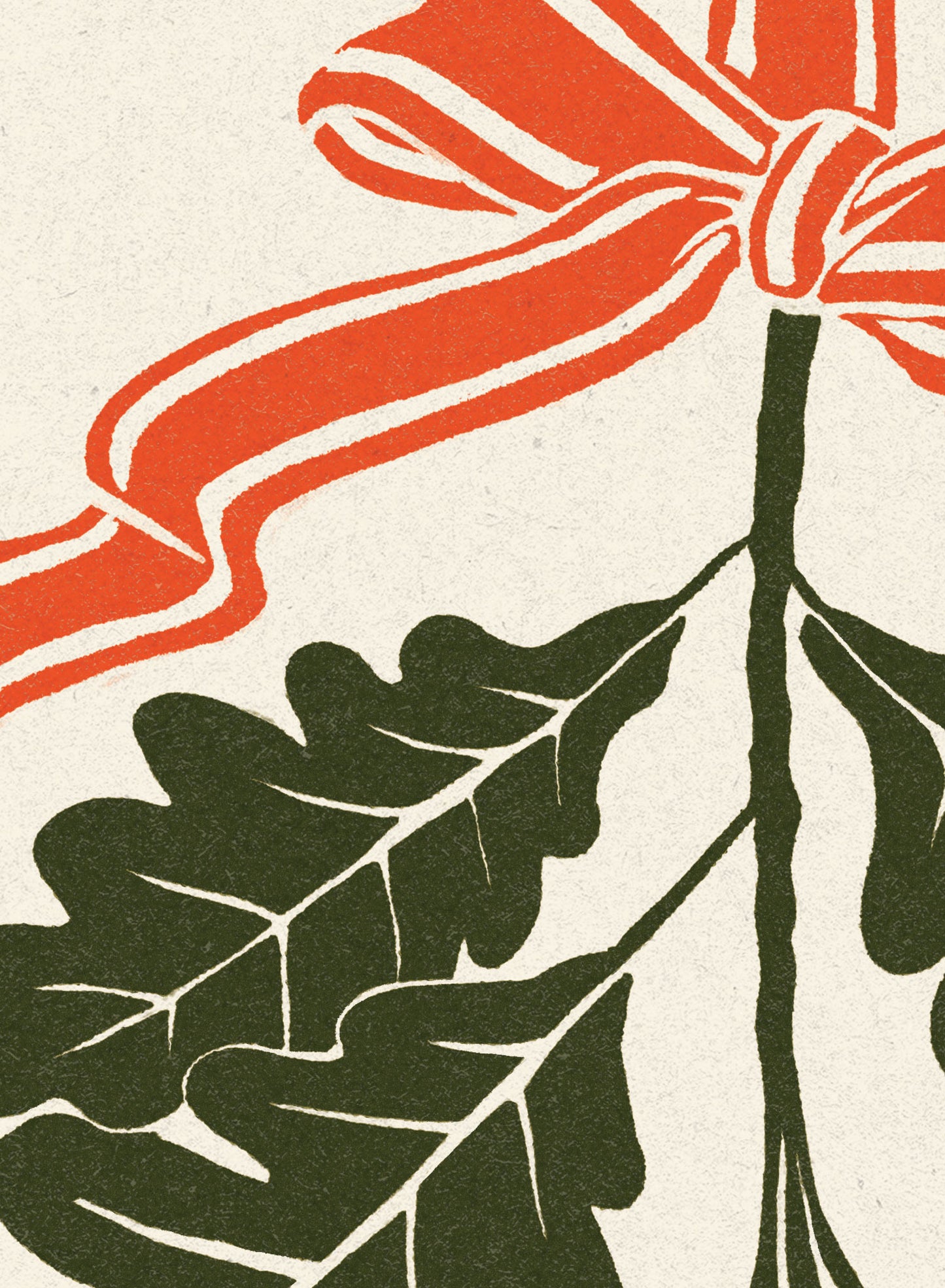 Branch and Bow Red, Poster