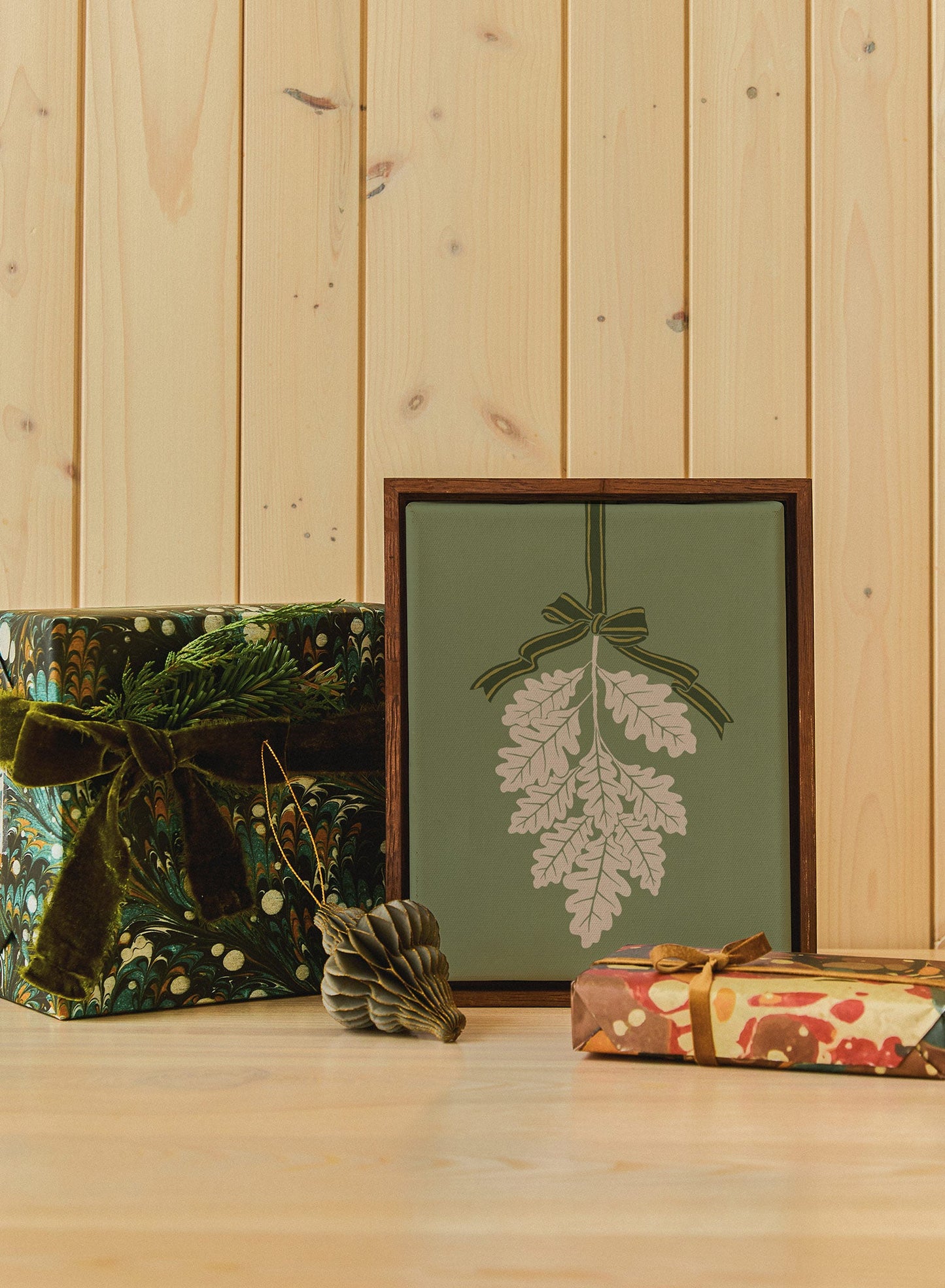 Branch and Bow Green, Canvas