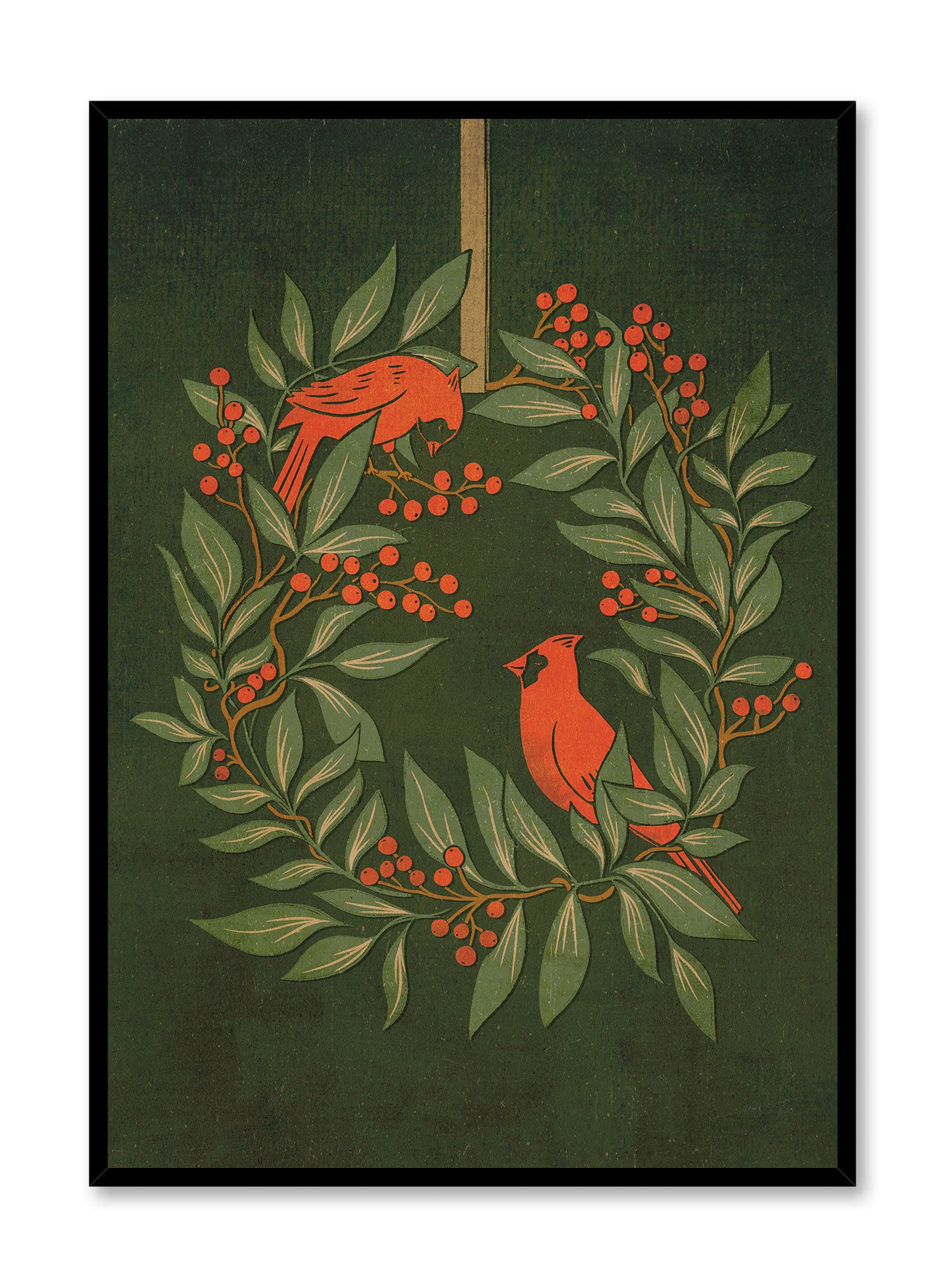 Winter Cardinals, Poster | Shop Posters, Canvas & Prints Online at ...