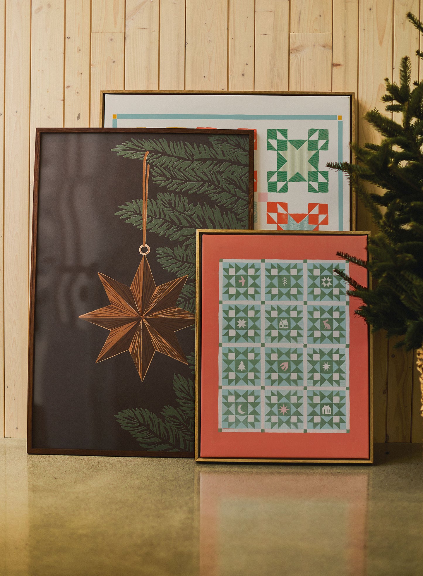 Festive Quilt, Poster