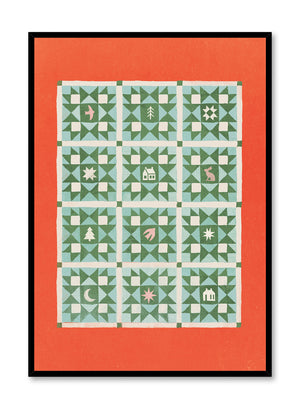 Courtepointe des Fêtes, Affiche