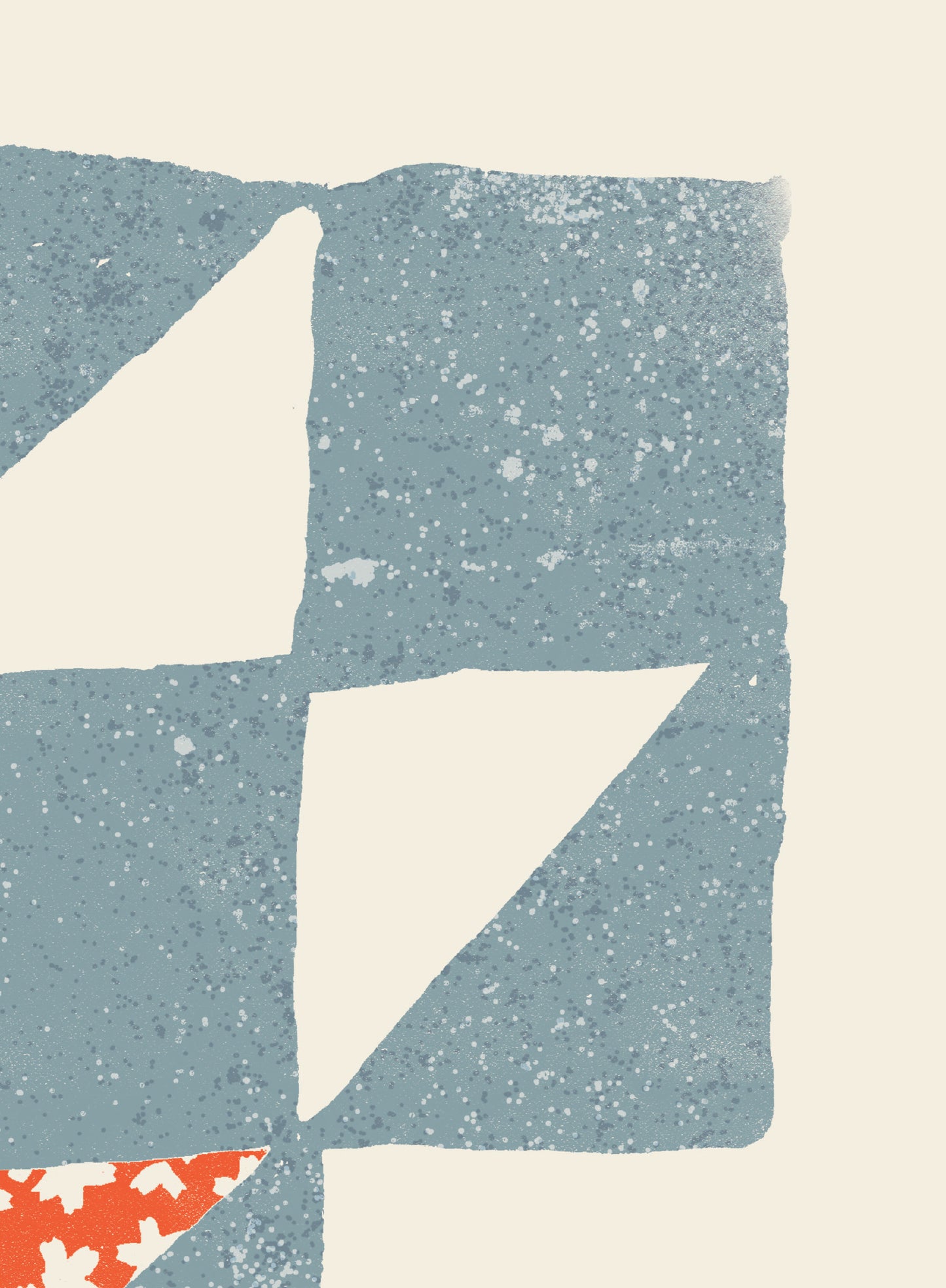 Carré de patchwork II, Affiche