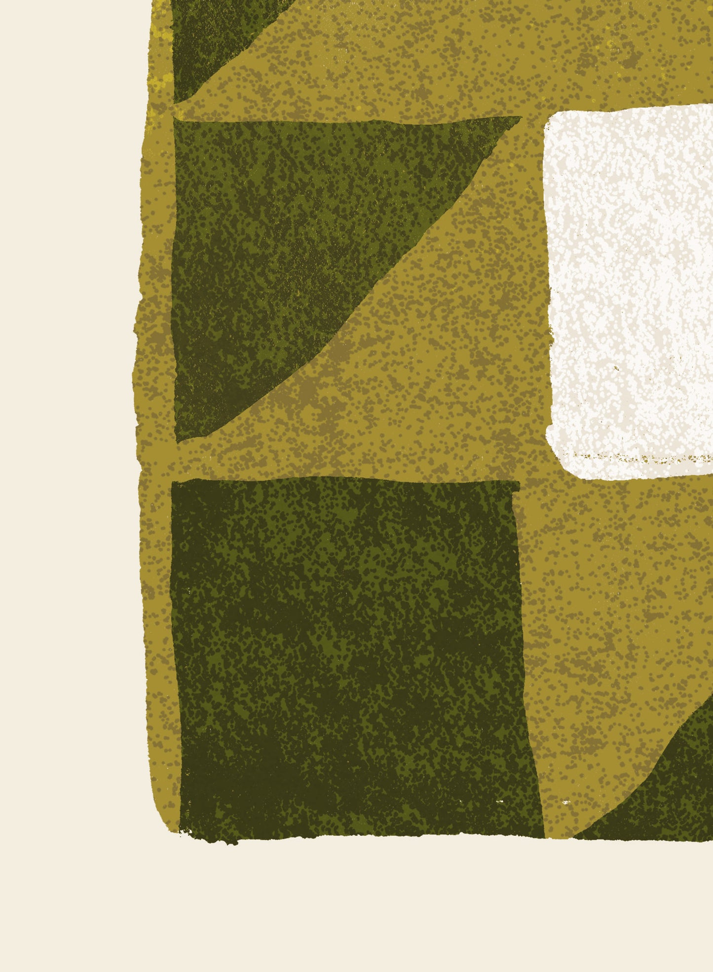 Carré de patchwork III, Affiche