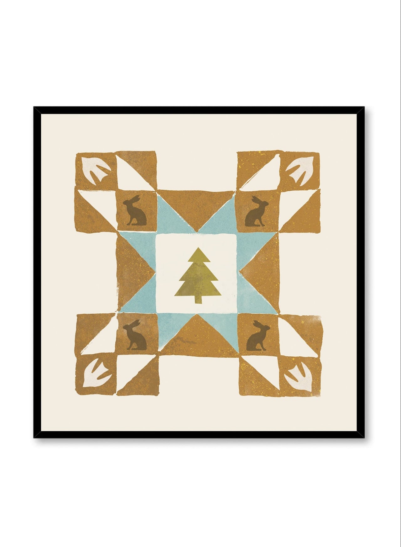 Quilt Square IV, Poster