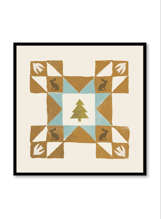 Quilt Square IV, Poster