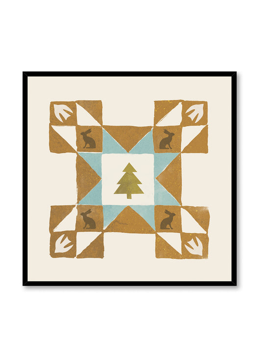 Quilt Square IV, Poster