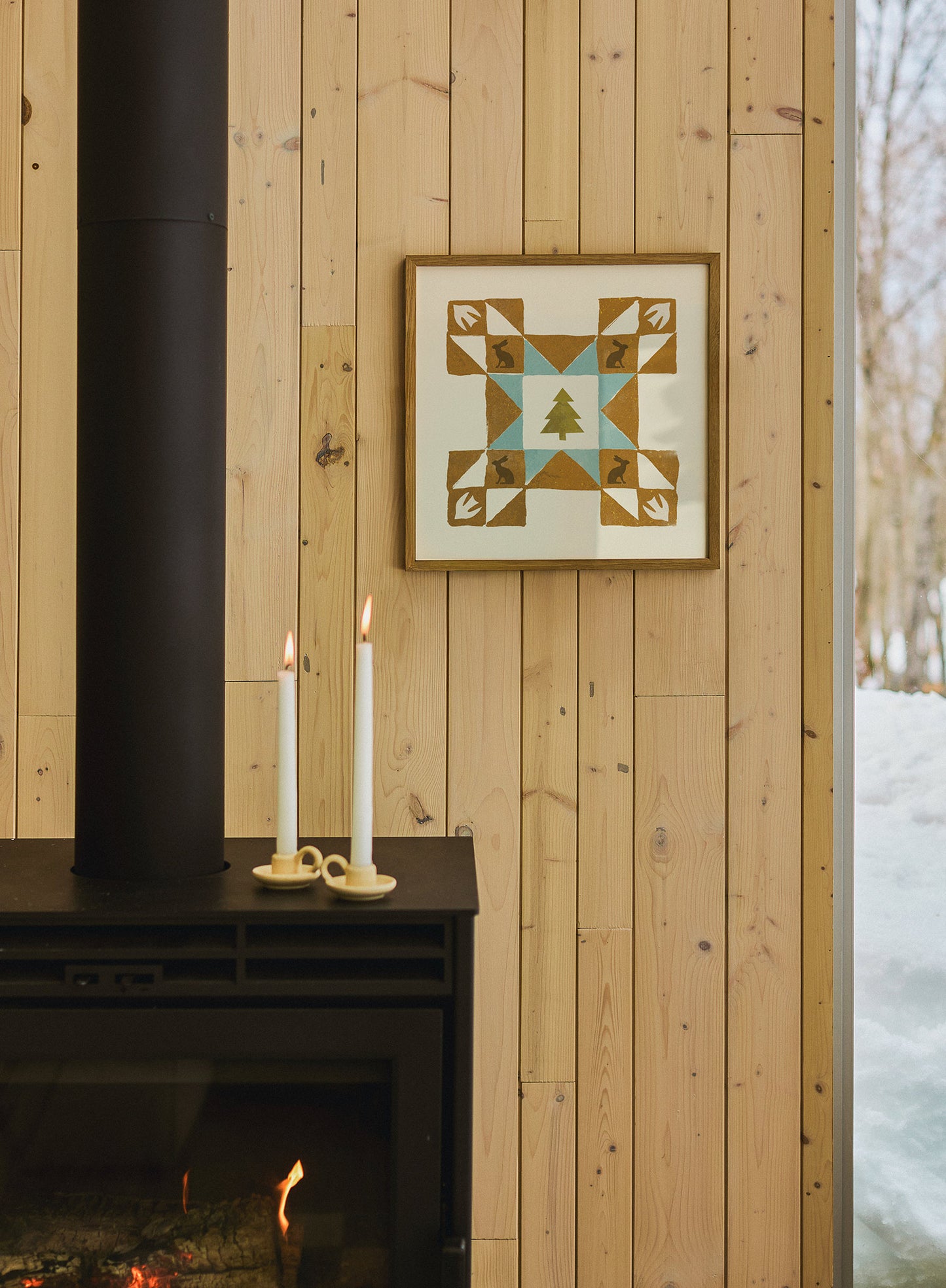 Quilt Square IV, Poster