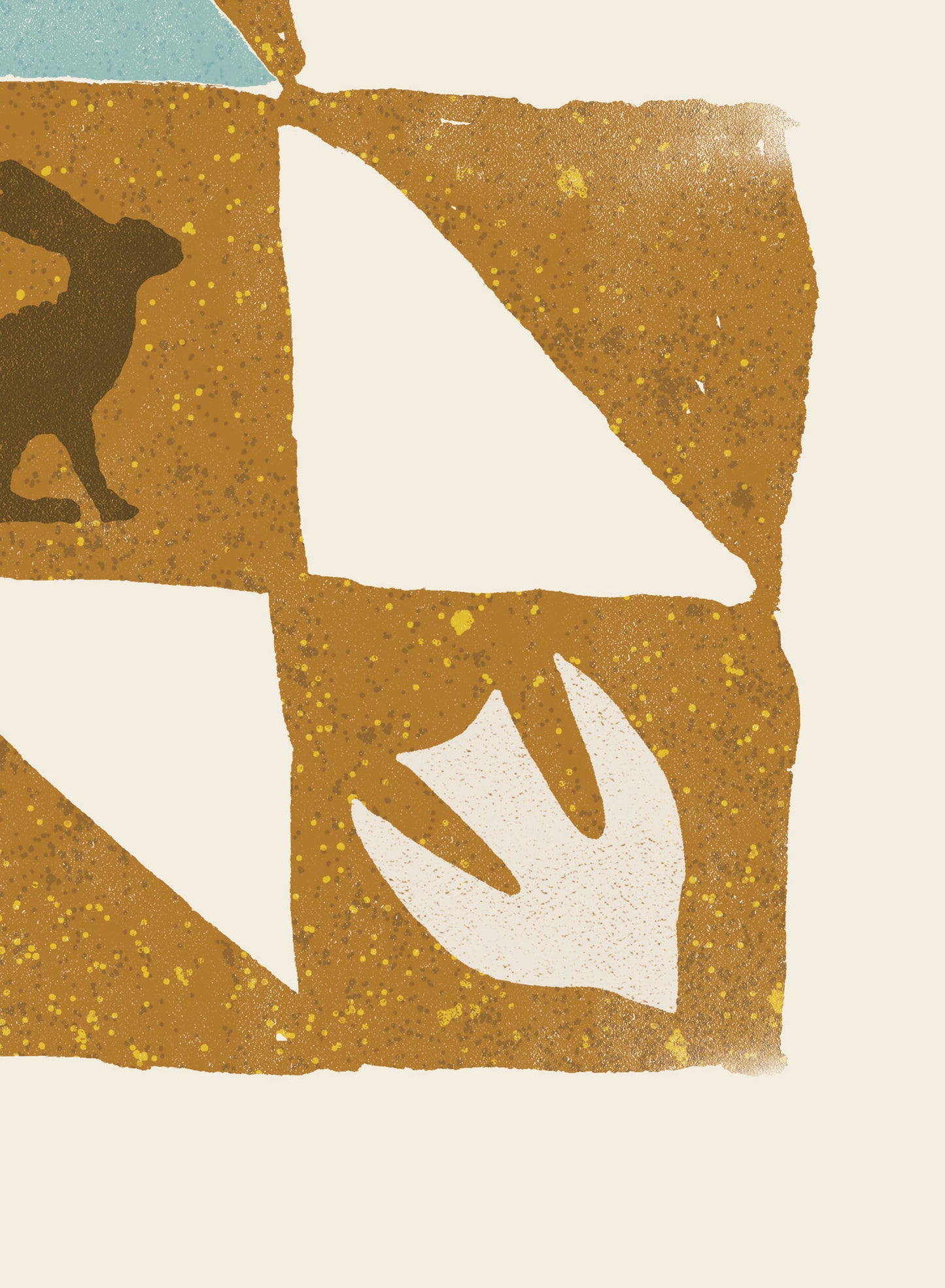 Quilt Square IV, Poster