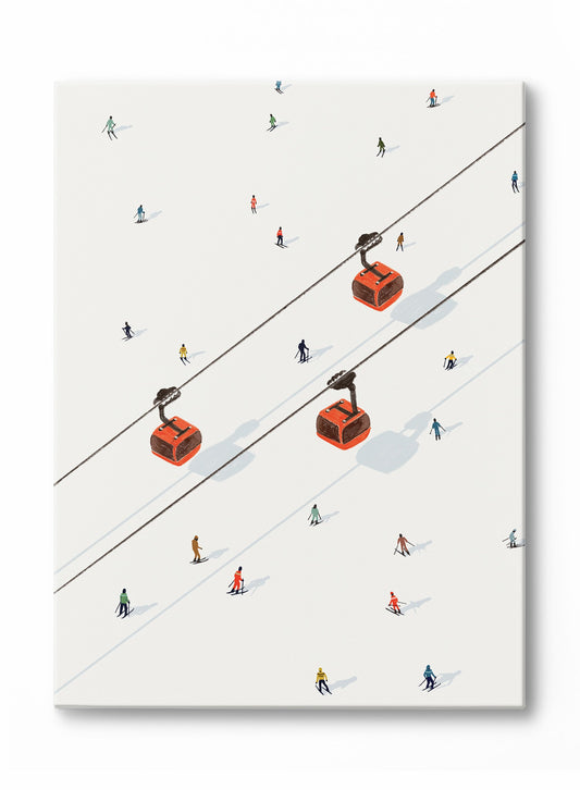 À 3 on descend !, Toile