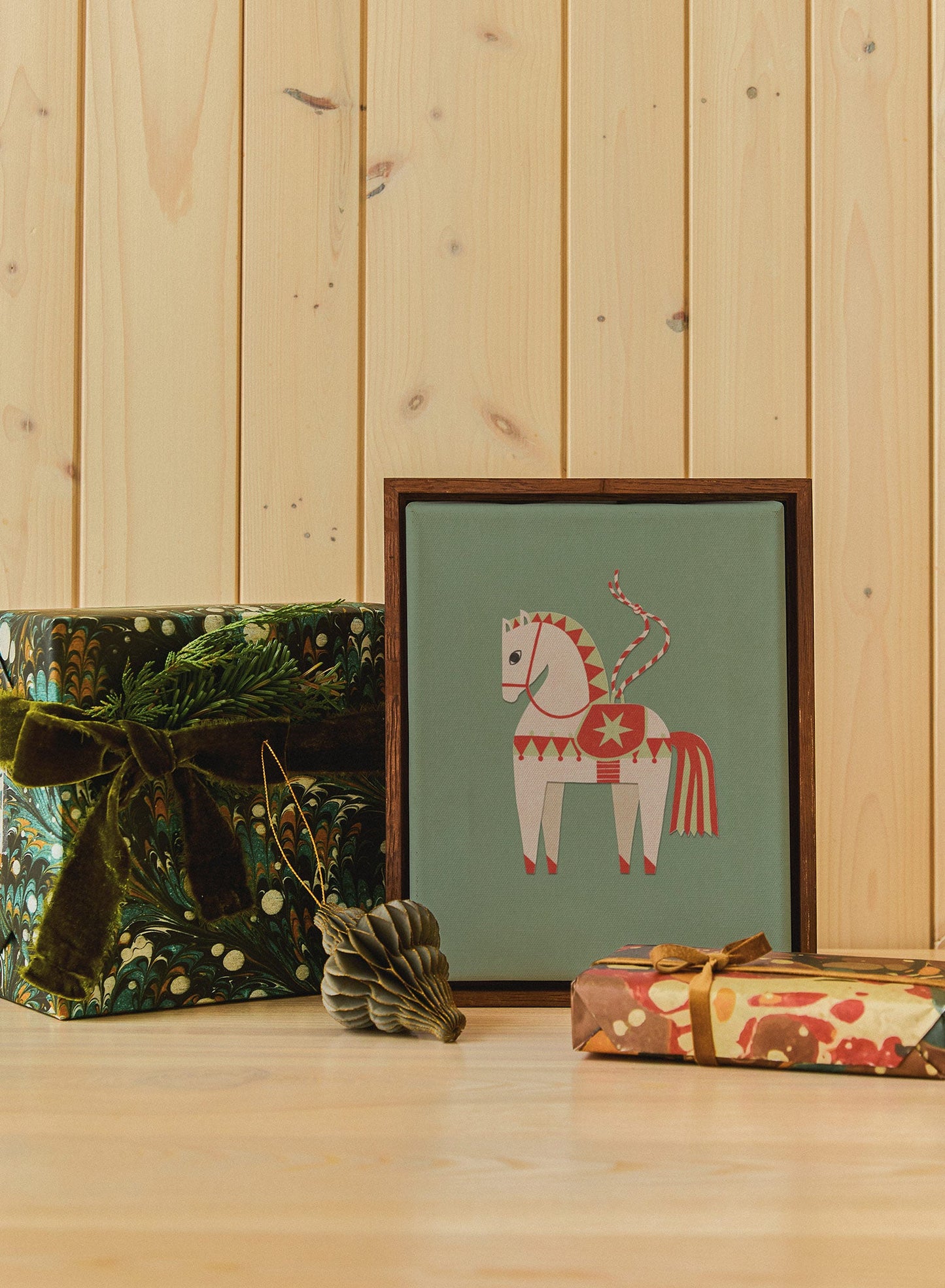 Ornamental Steed, Canvas