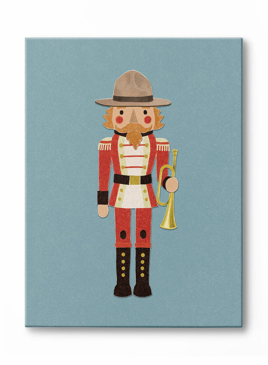 Canadian Mountie nutcracker, Canvas