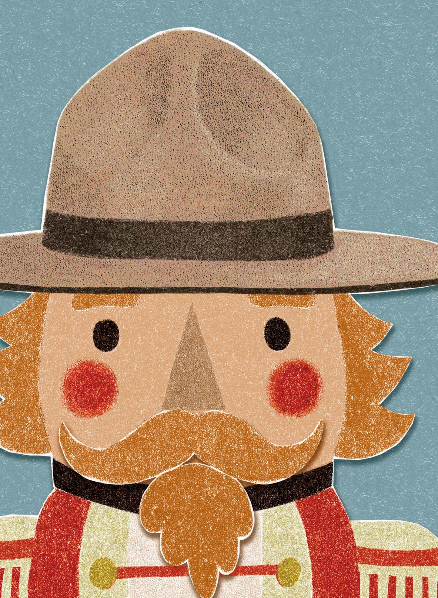 Casse-noisette gendarme canadien, Toile