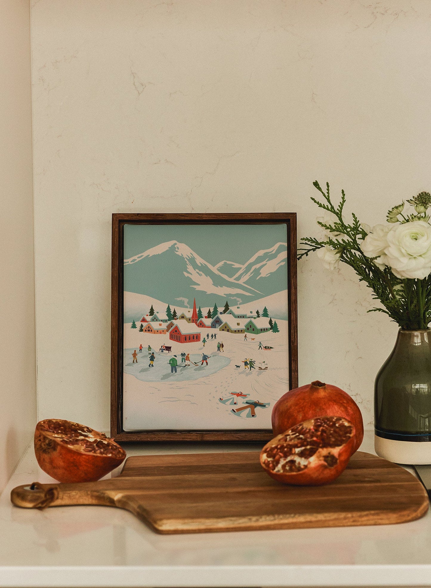 Alpine Villages, Canvas