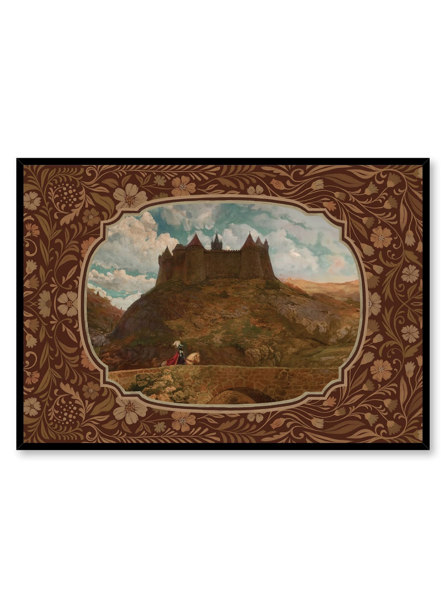 Vue sur le château, Affiche