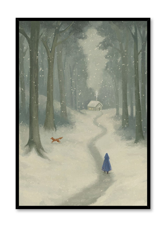 A Snowy Visit, Poster